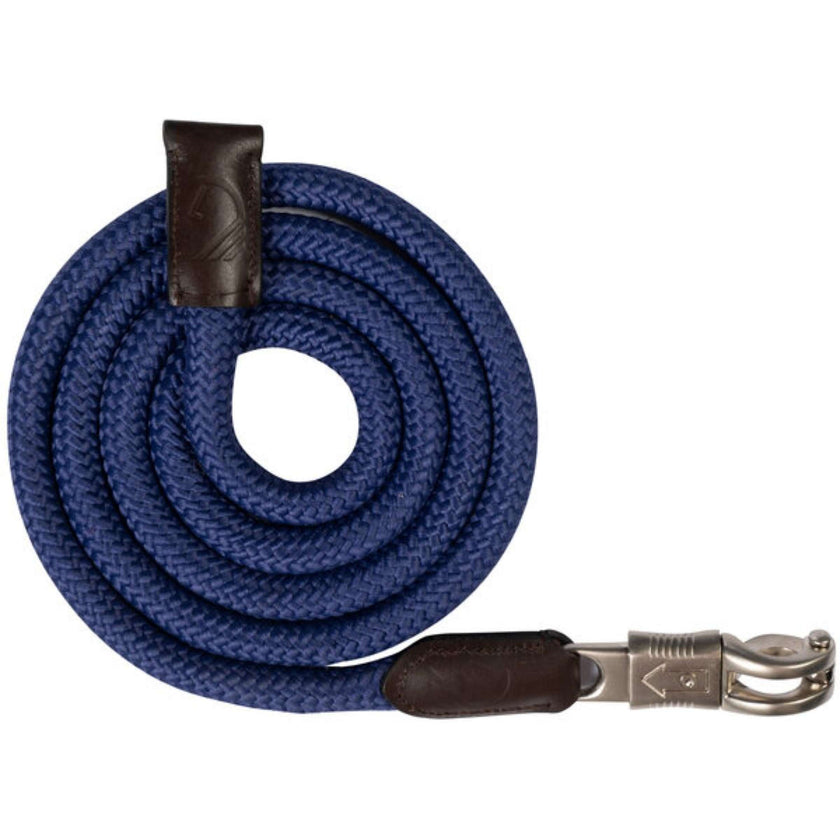 HKM Lead Rope Arezzo with a Panic Snap Indigo