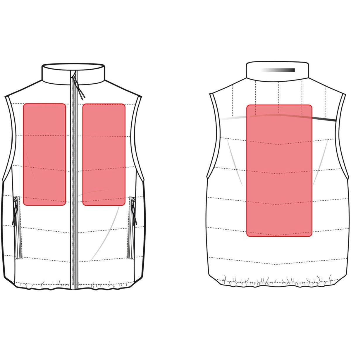 HKM Bodywarmer Cuddle Heated Black