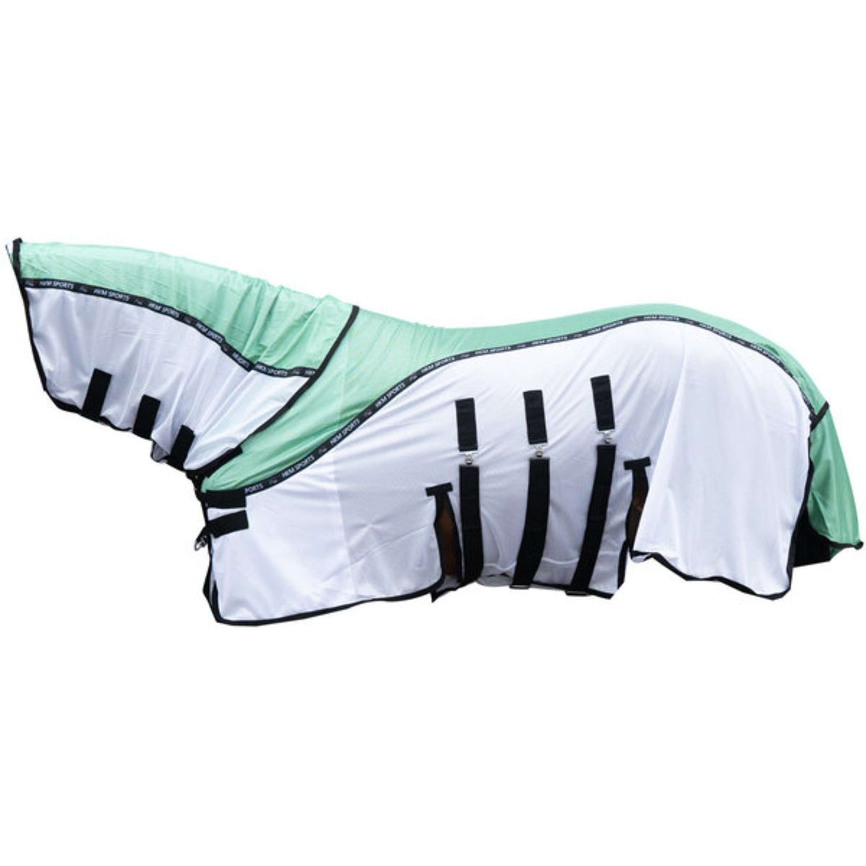 HKM Fly Rug Light Green/White