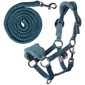 HKM Fleece Halter Hobby Horsing Turqoise