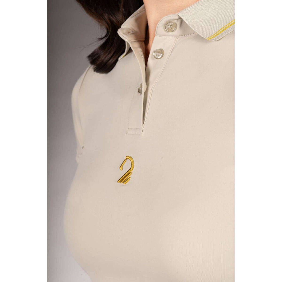 Lauria Garrelli Poloshirt Limone Grey/Beige