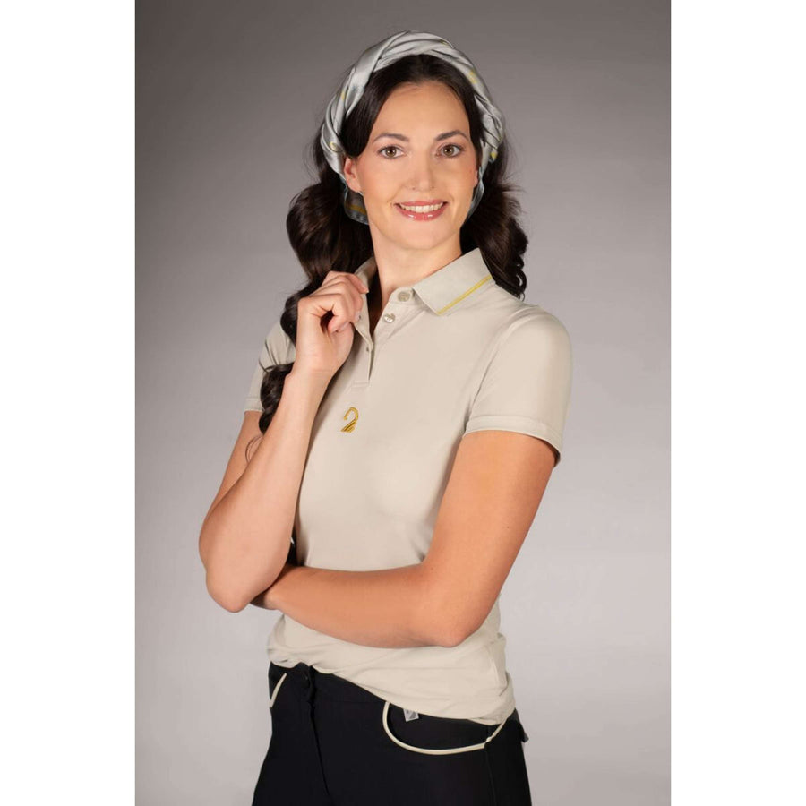 Lauria Garrelli Poloshirt Limone Grey/Beige