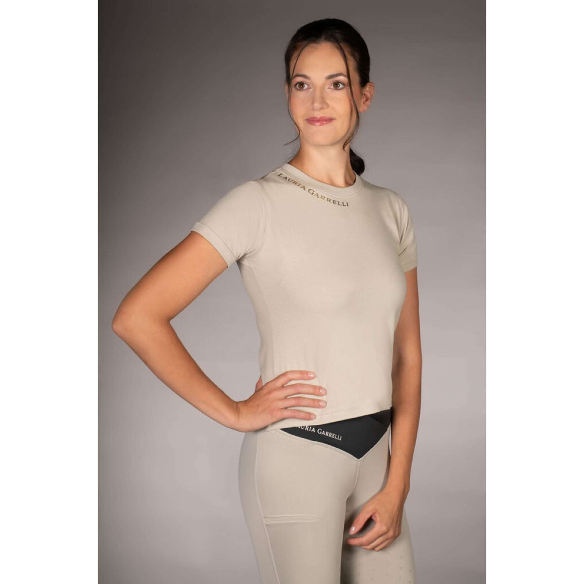 Lauria Garrelli T-Shirt Limone Grey/Beige
