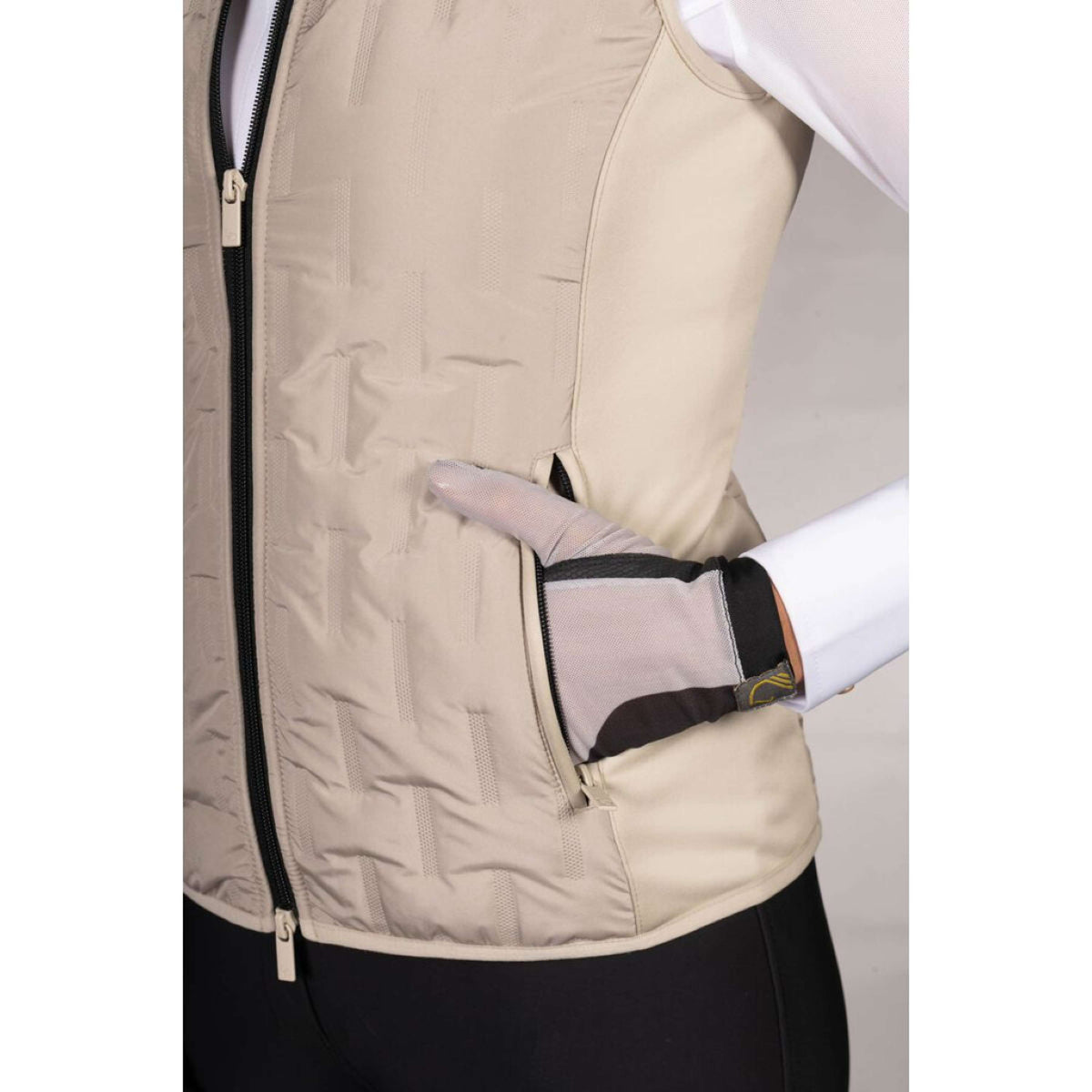 Lauria Garrelli Bodywarmer Limone Grey/Beige