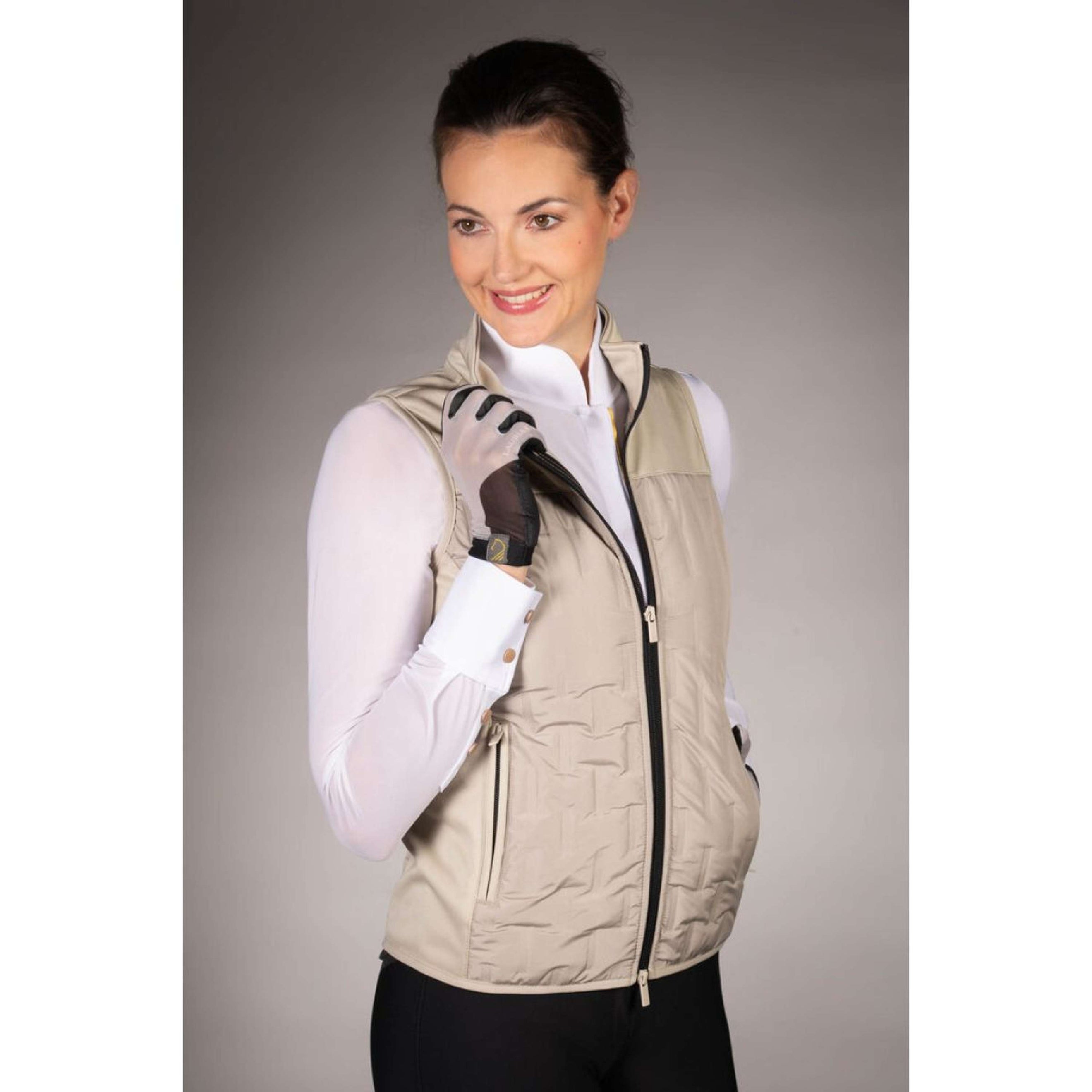 Lauria Garrelli Bodywarmer Limone Grey/Beige