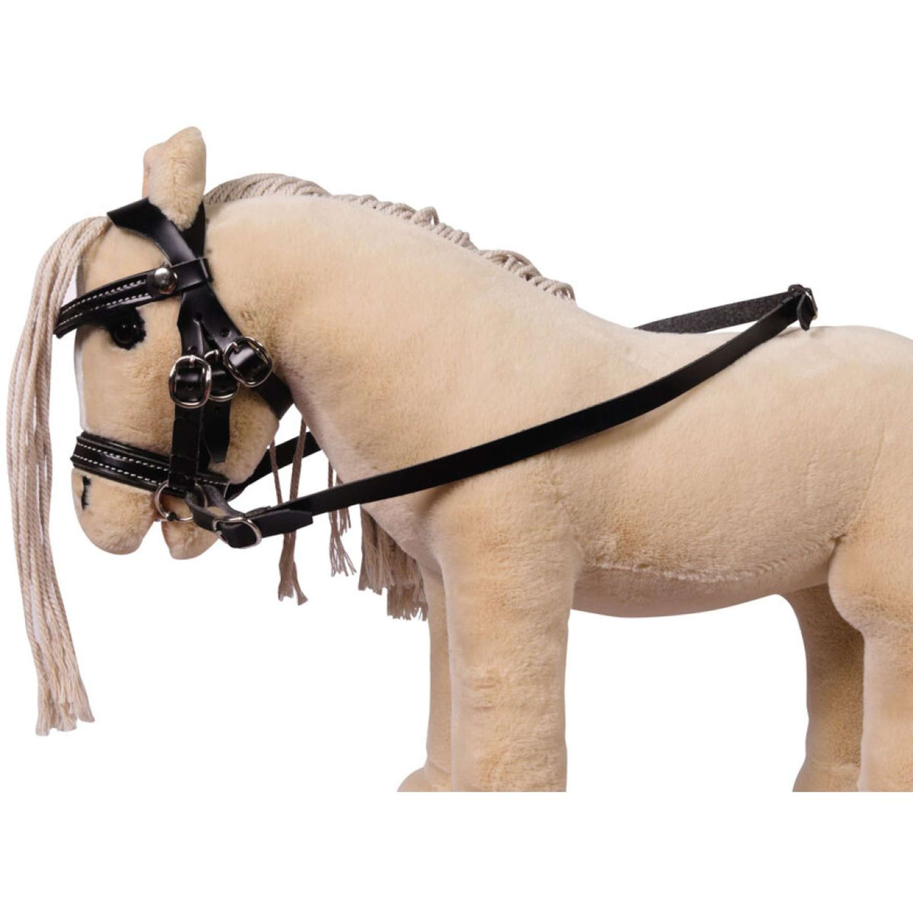 HKM Bridle Cuddle Horse Black