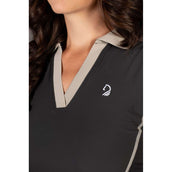 Lauria Garrelli Poloshirt Limone Sleeveless Black