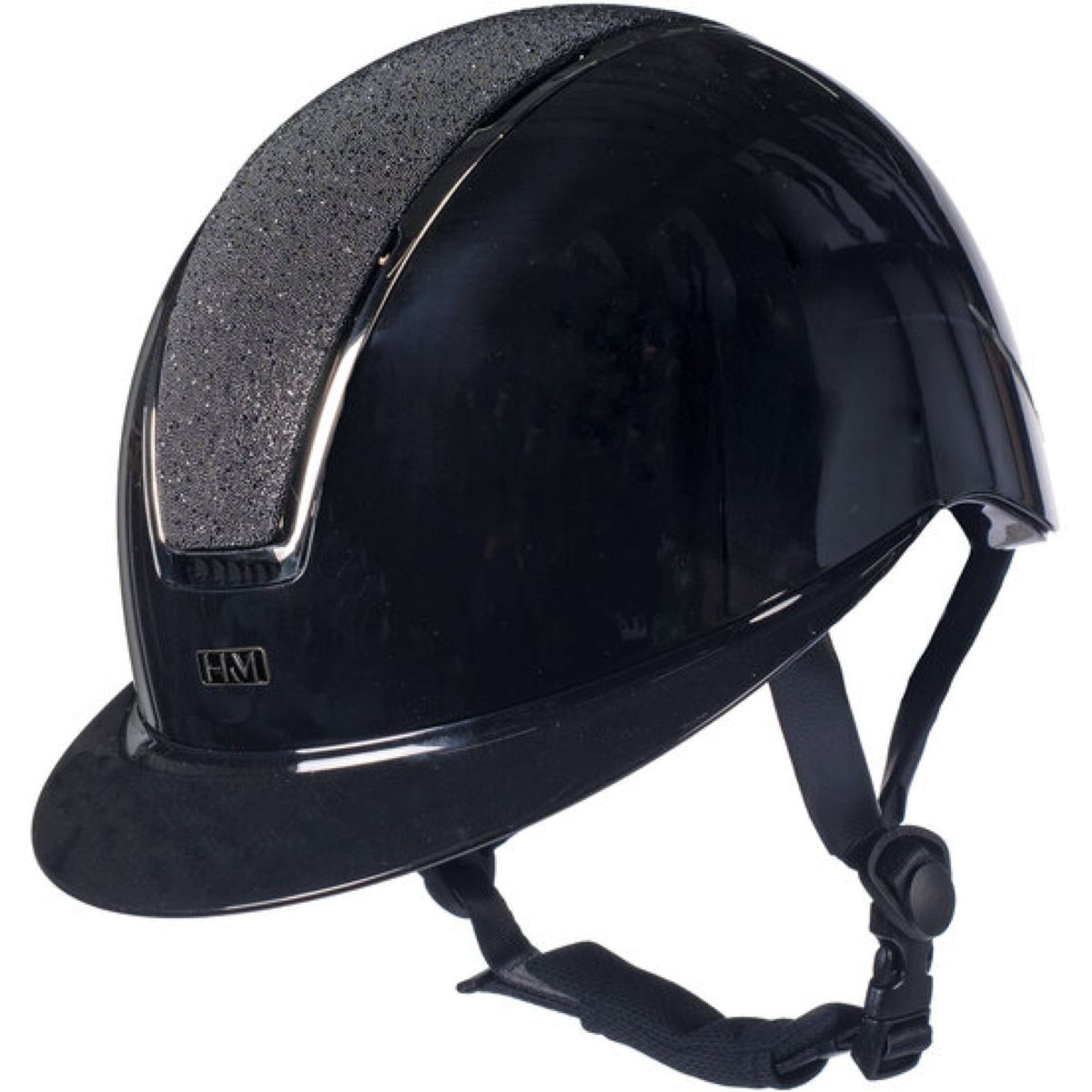 HKM Cap Lady Shield Brillant Black/Silver