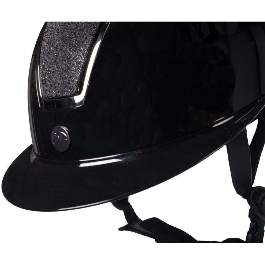 HKM Cap Lady Shield Brillant Black/Silver