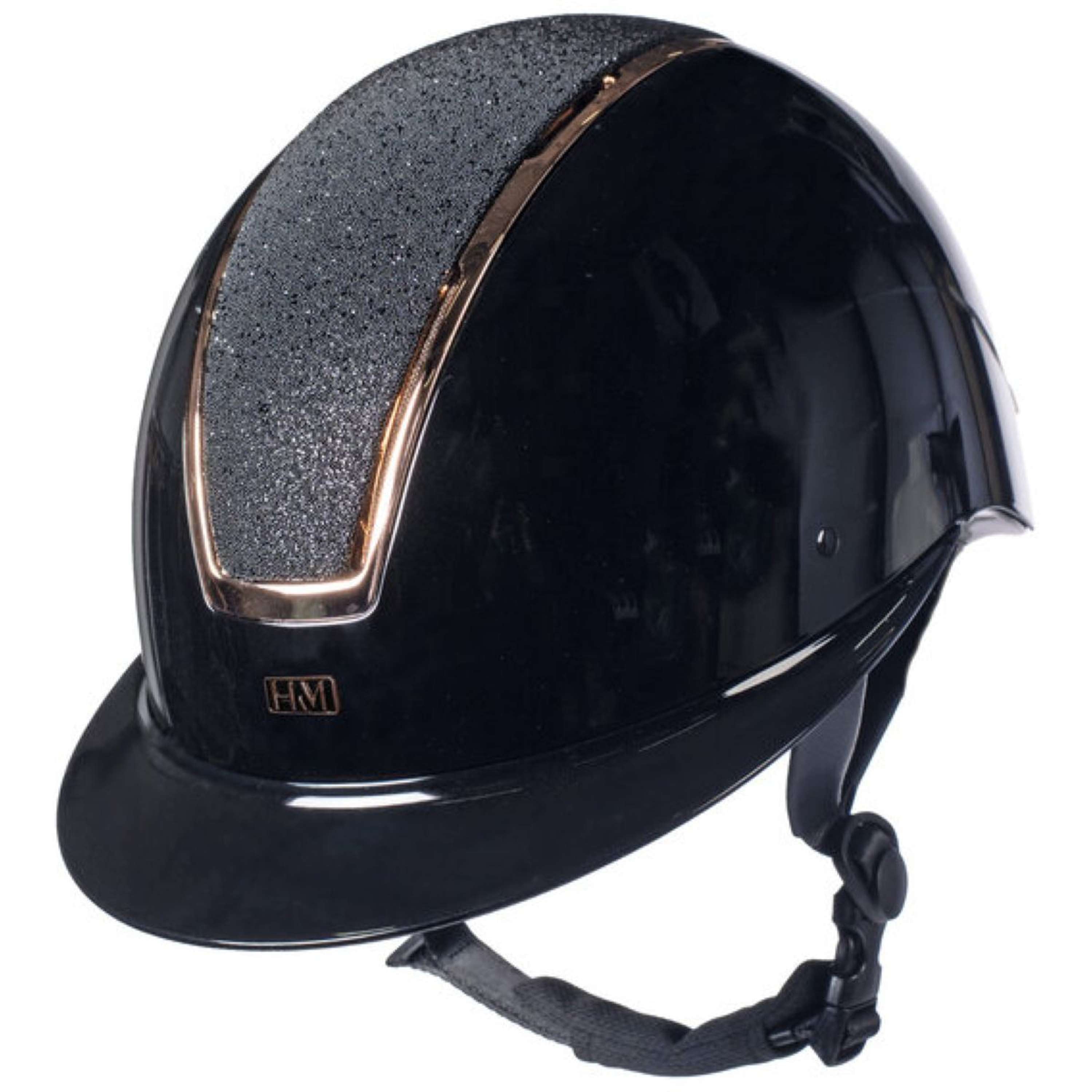 HKM Cap Lady Shield Brillant Black/Rose gold