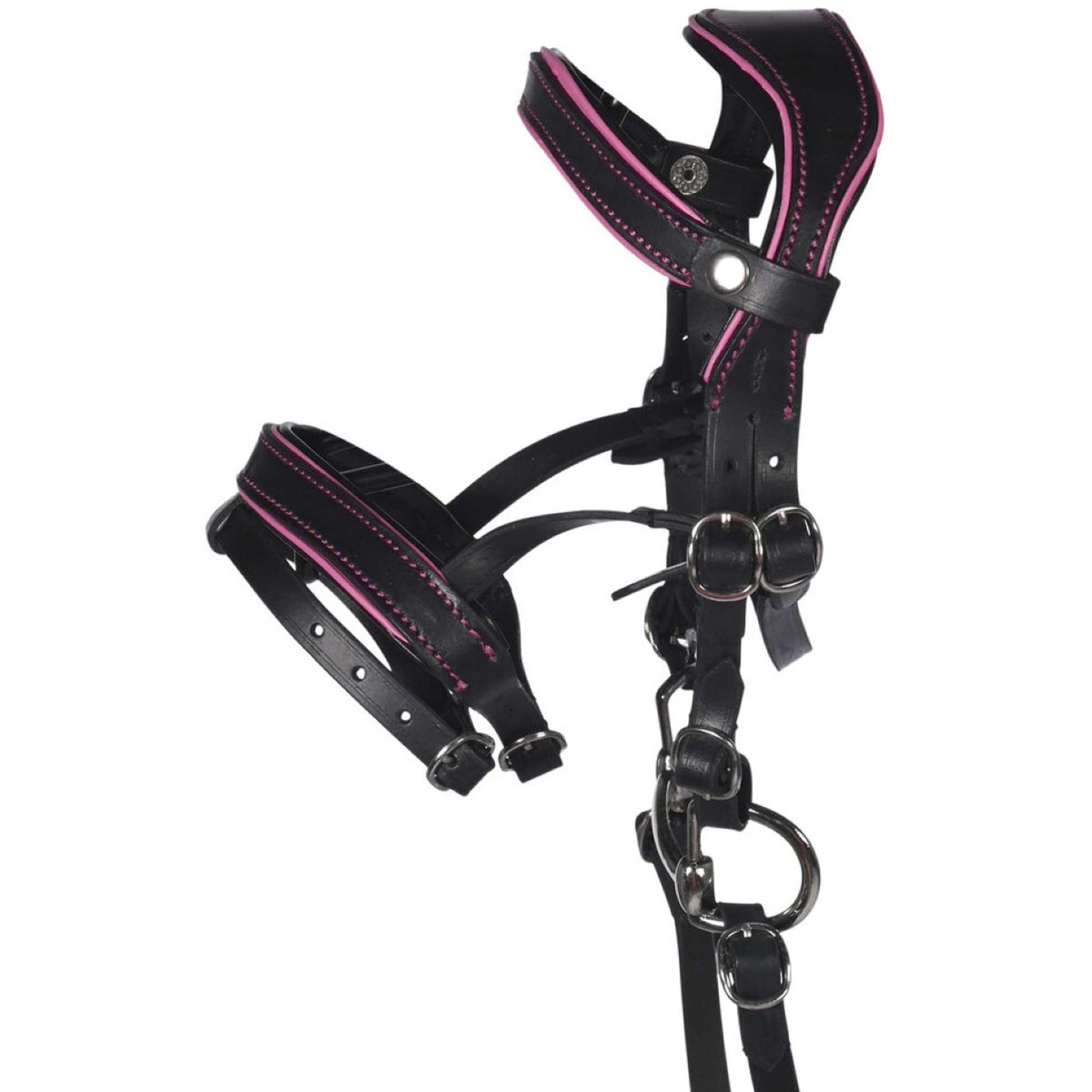 HKM Bridle Hobby Horsing Black/Pink