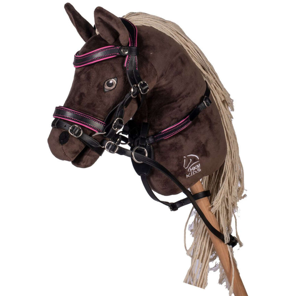 HKM Hobby Horsing Bridle Black/Pink