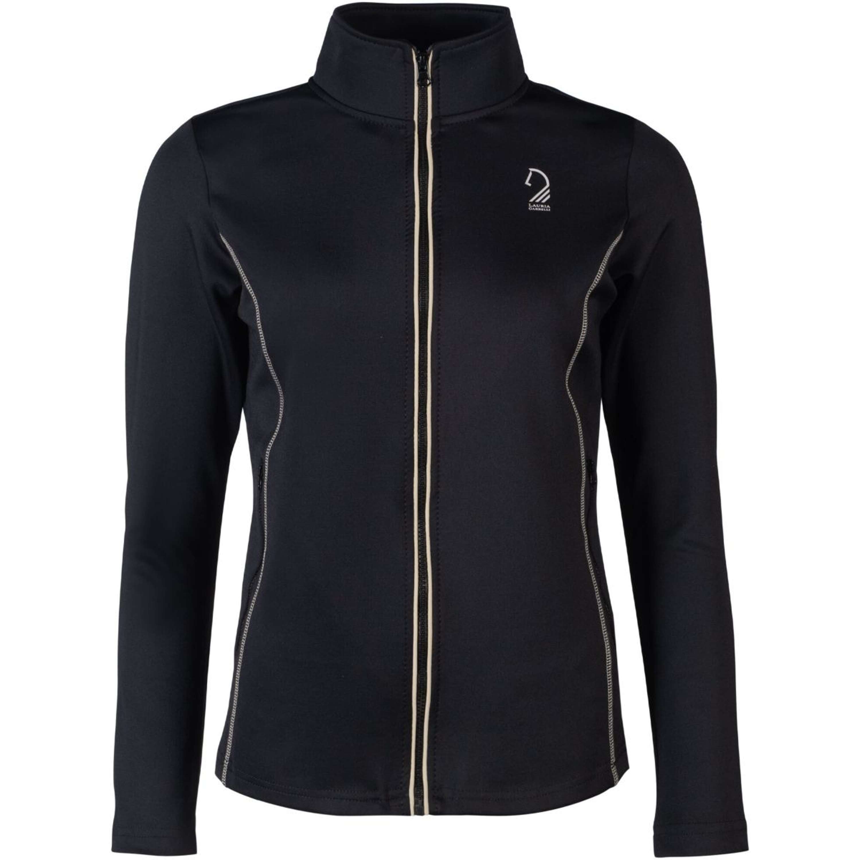 Lauria Garrelli Fleece Vest Limone Black