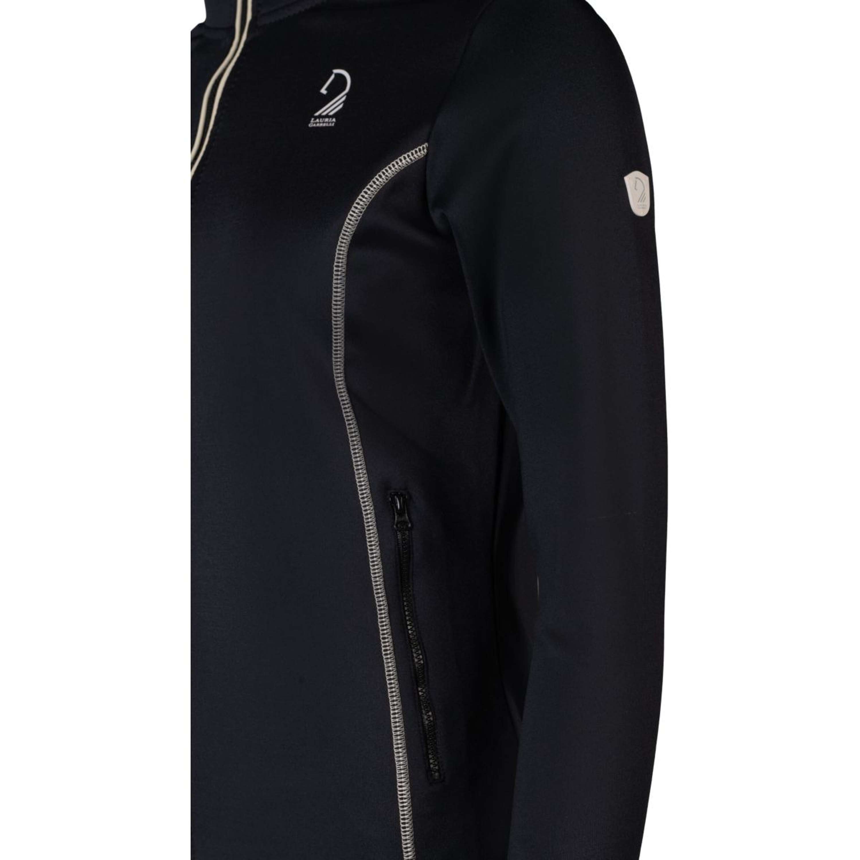 Lauria Garrelli Fleece Vest Limone Black