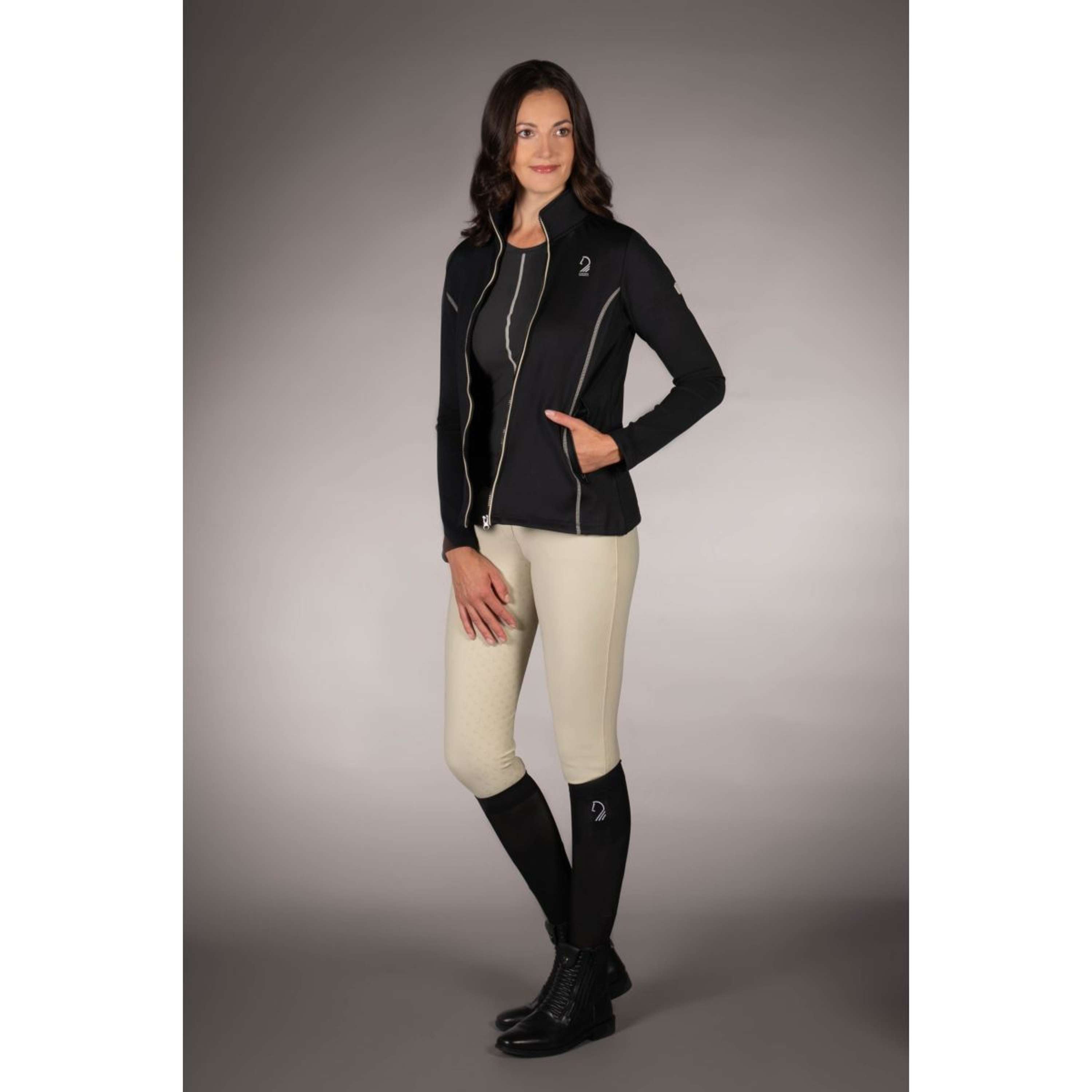 Lauria Garrelli Fleece Vest Limone Black
