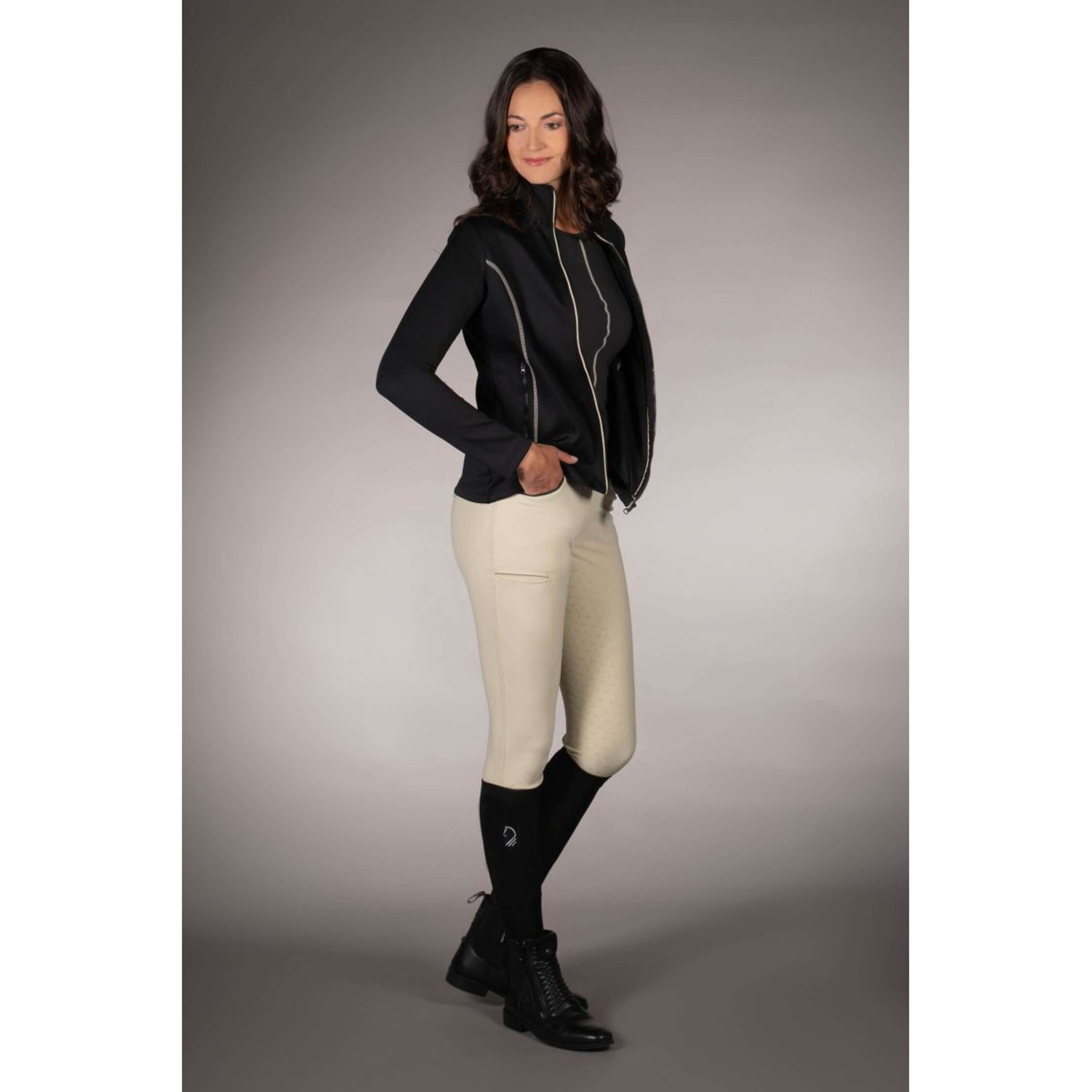 Lauria Garrelli Fleece Vest Limone Black Lauria Garrelli Fleece Vest Limone Black