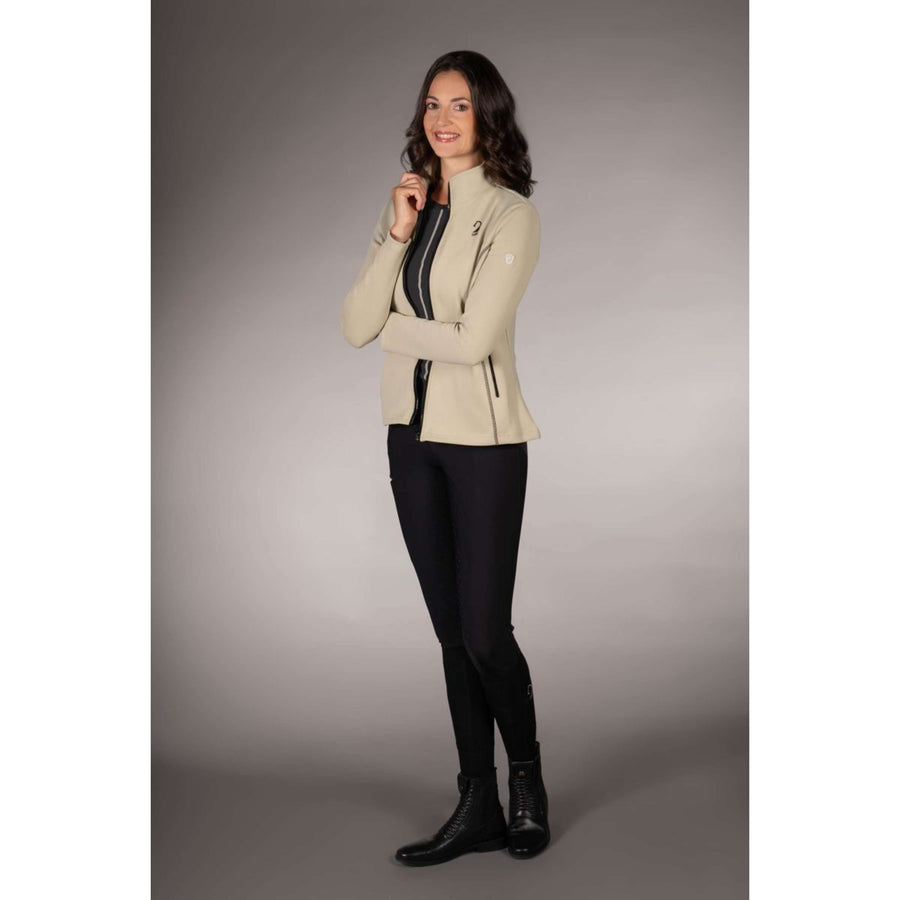 Lauria Garrelli Fleece Vest Limone Grey/Beige