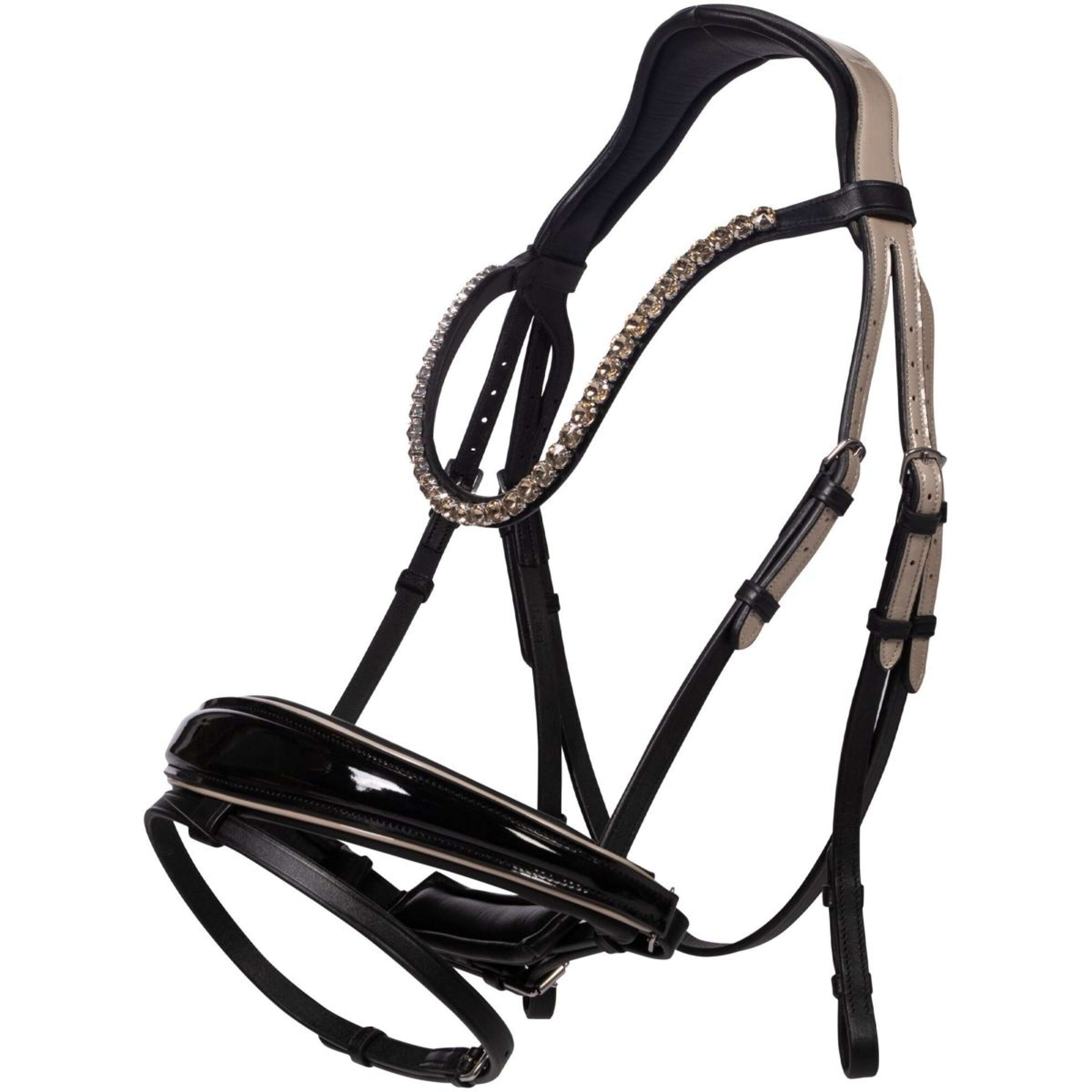 Lauria Garrelli Bridle Limone Elegant Black/Beige