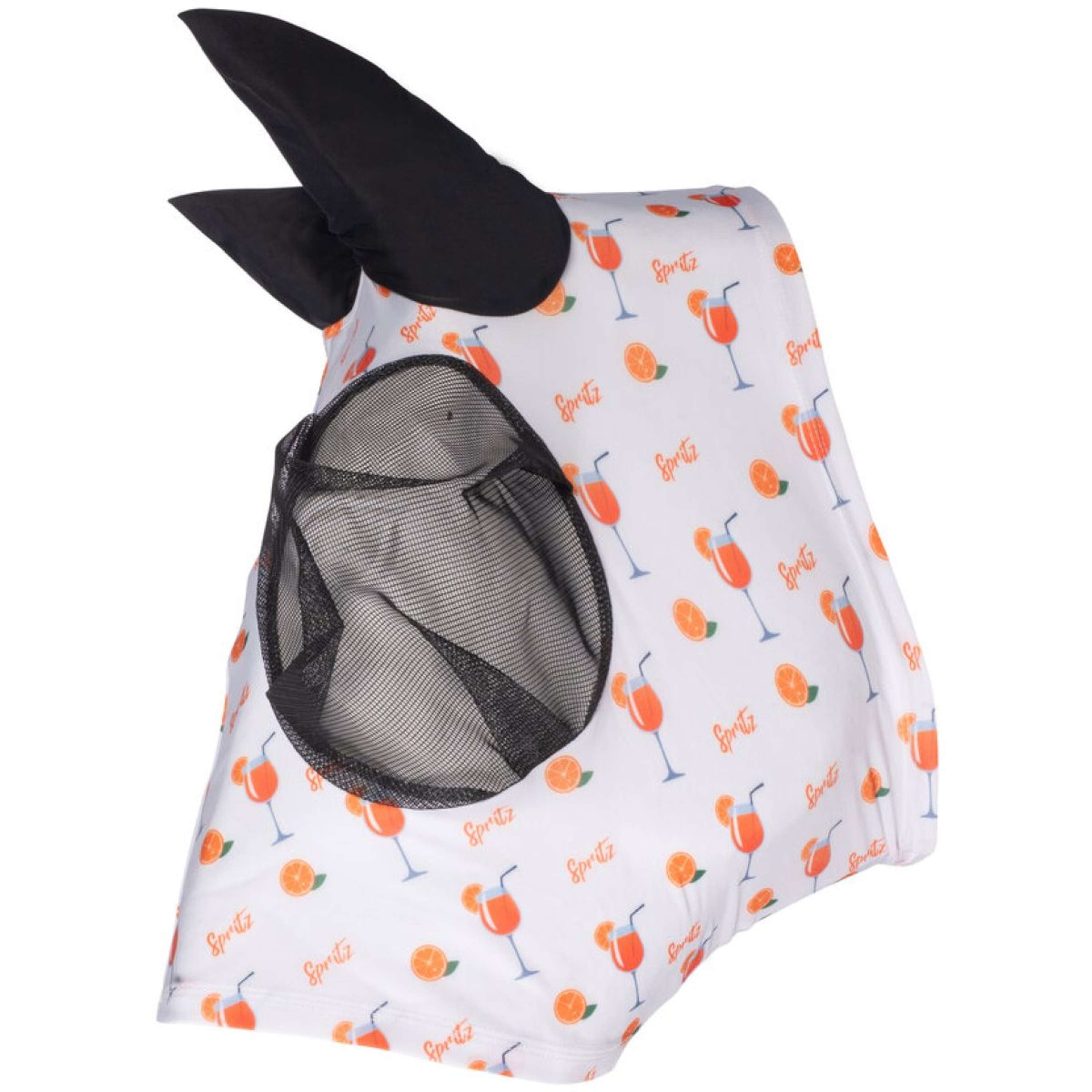 HKM Fly Mask Splash Orange