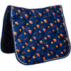 HKM Saddlepad Splash Dressage Darkblue/Orange