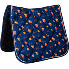 HKM Saddlepad Splash Dressage Darkblue/Orange