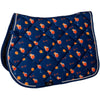 HKM Saddlepad Splash General Purpose Darkblue/Orange
