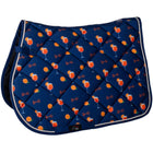 HKM Saddlepad Splash General Purpose Darkblue/Orange