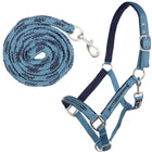 HKM Halter Set Crys. Soft Paded Petrol/navy