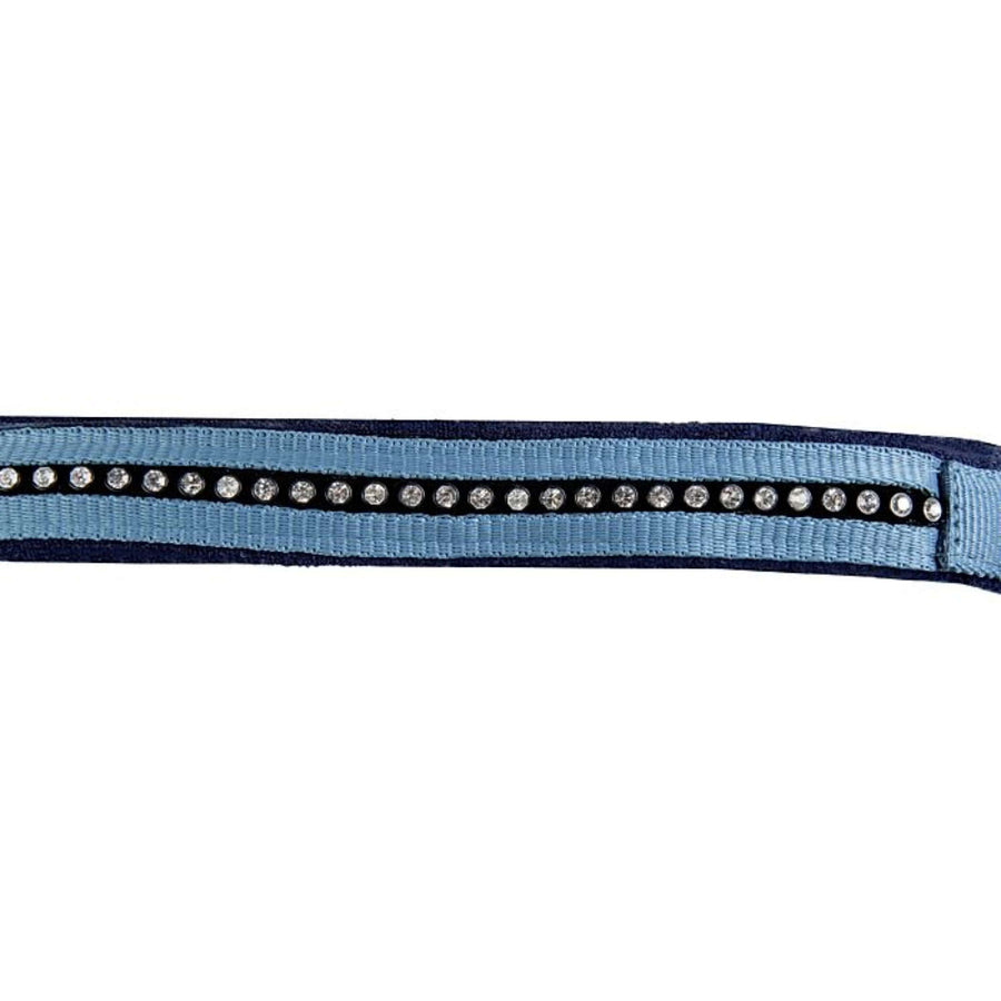 HKM Halter Set Crys. Soft Paded Petrol/navy