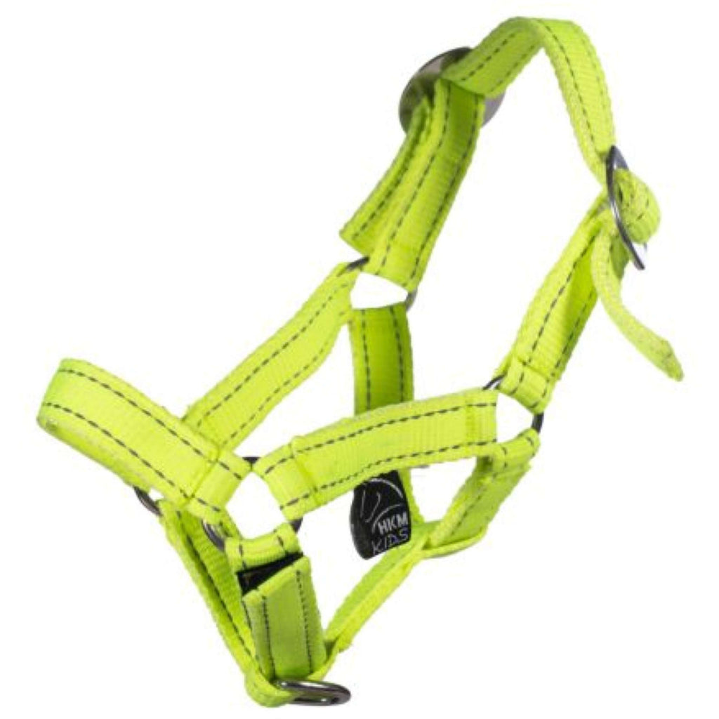 HKM Hobby Horsing Halter Reflective Neon Yellow