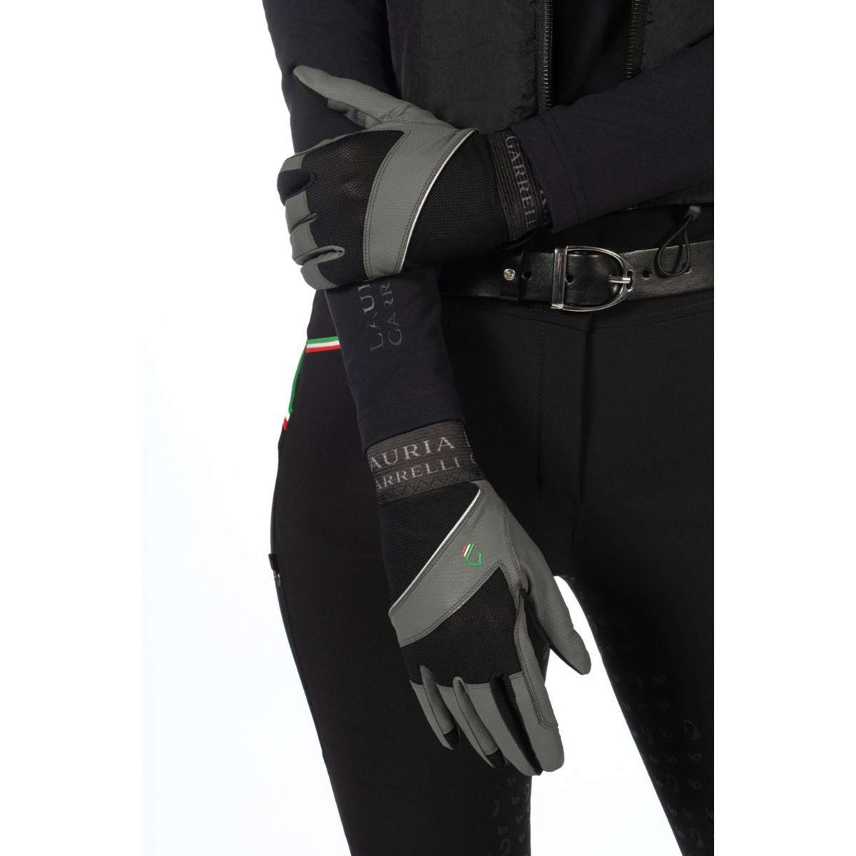 HKM Gloves Livigno Lauria Garelli Black/Grey