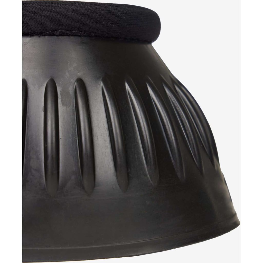 LeMieux Bell Boots Rubber Bell with Neoprene Black