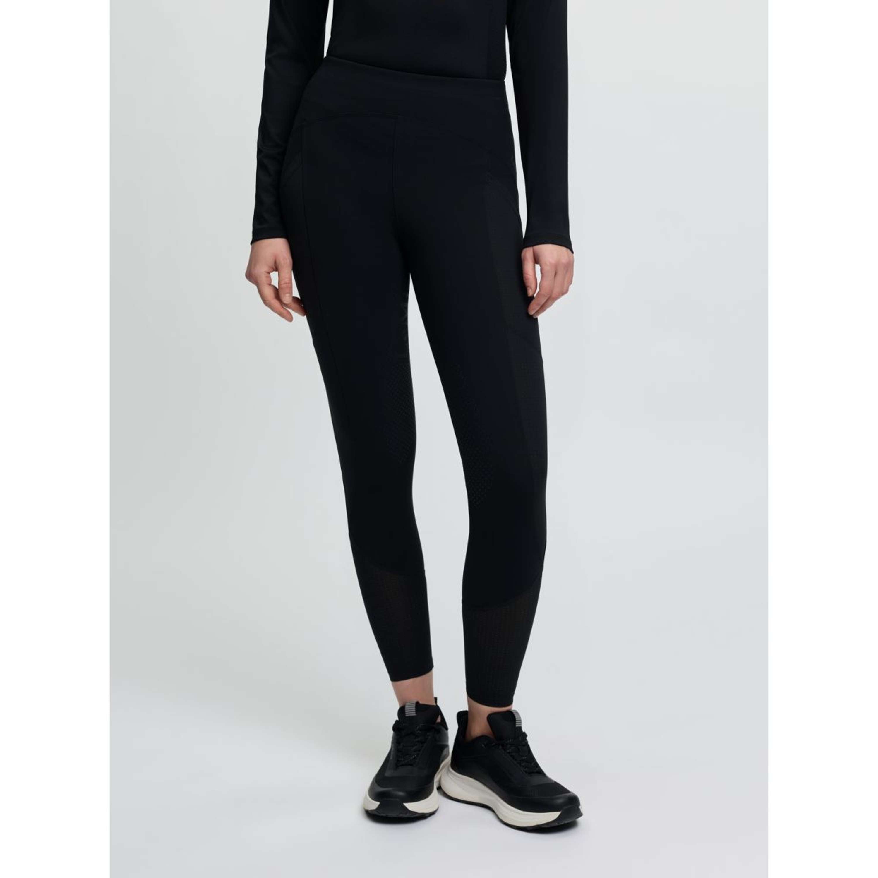 LeMieux Riding Legging Airflow Full Grip Black
