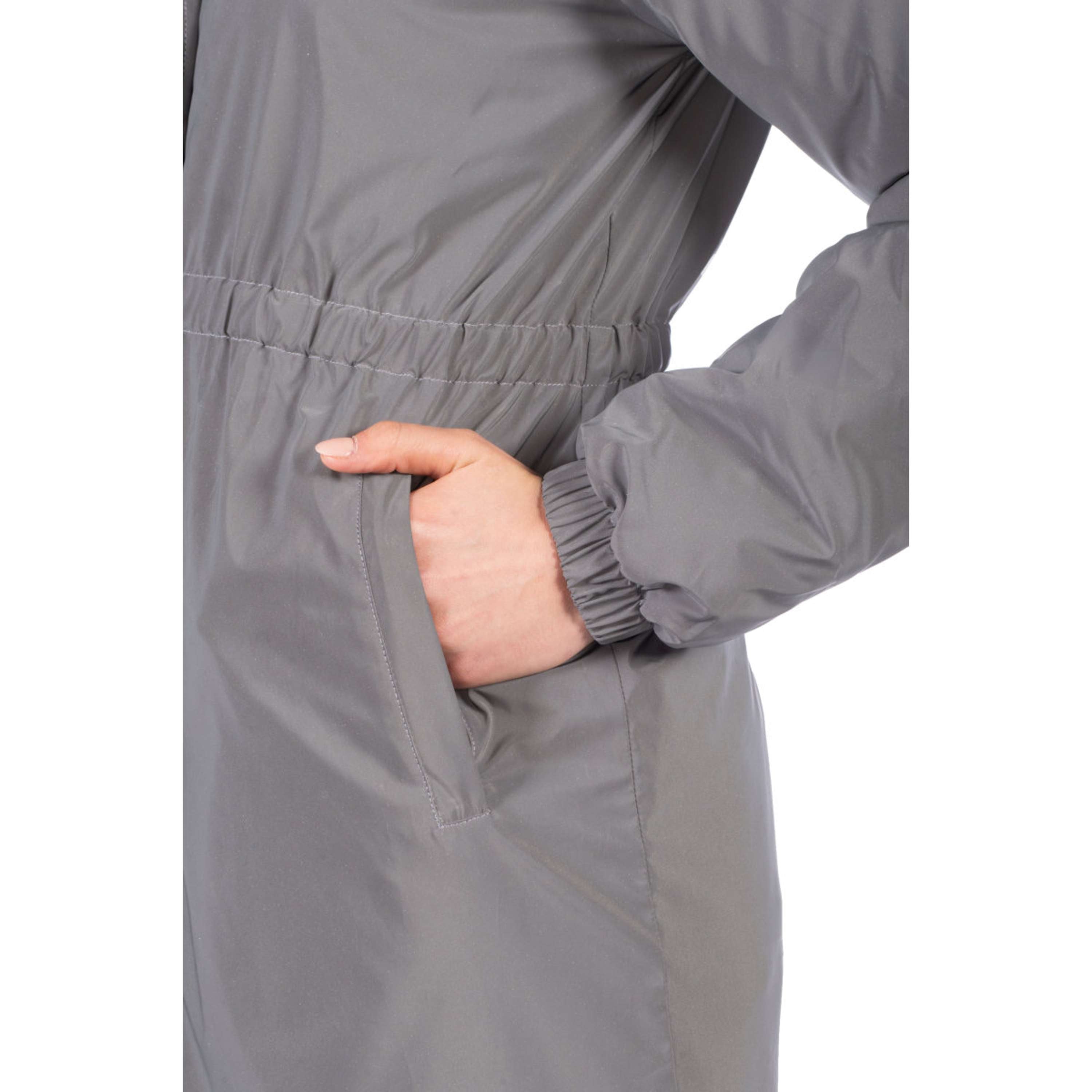 HKM Long Raincoat Washington Grey/Silver