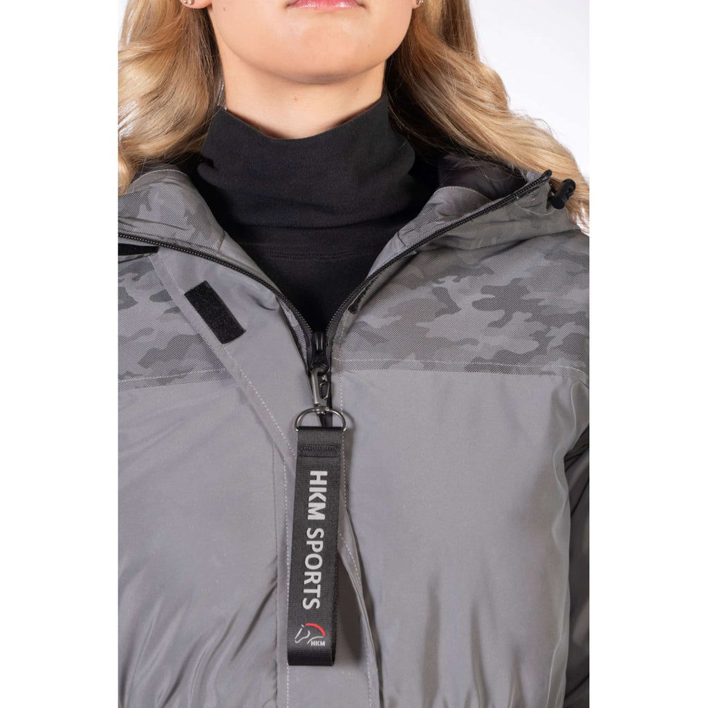 HKM Long Raincoat Washington Grey/Silver