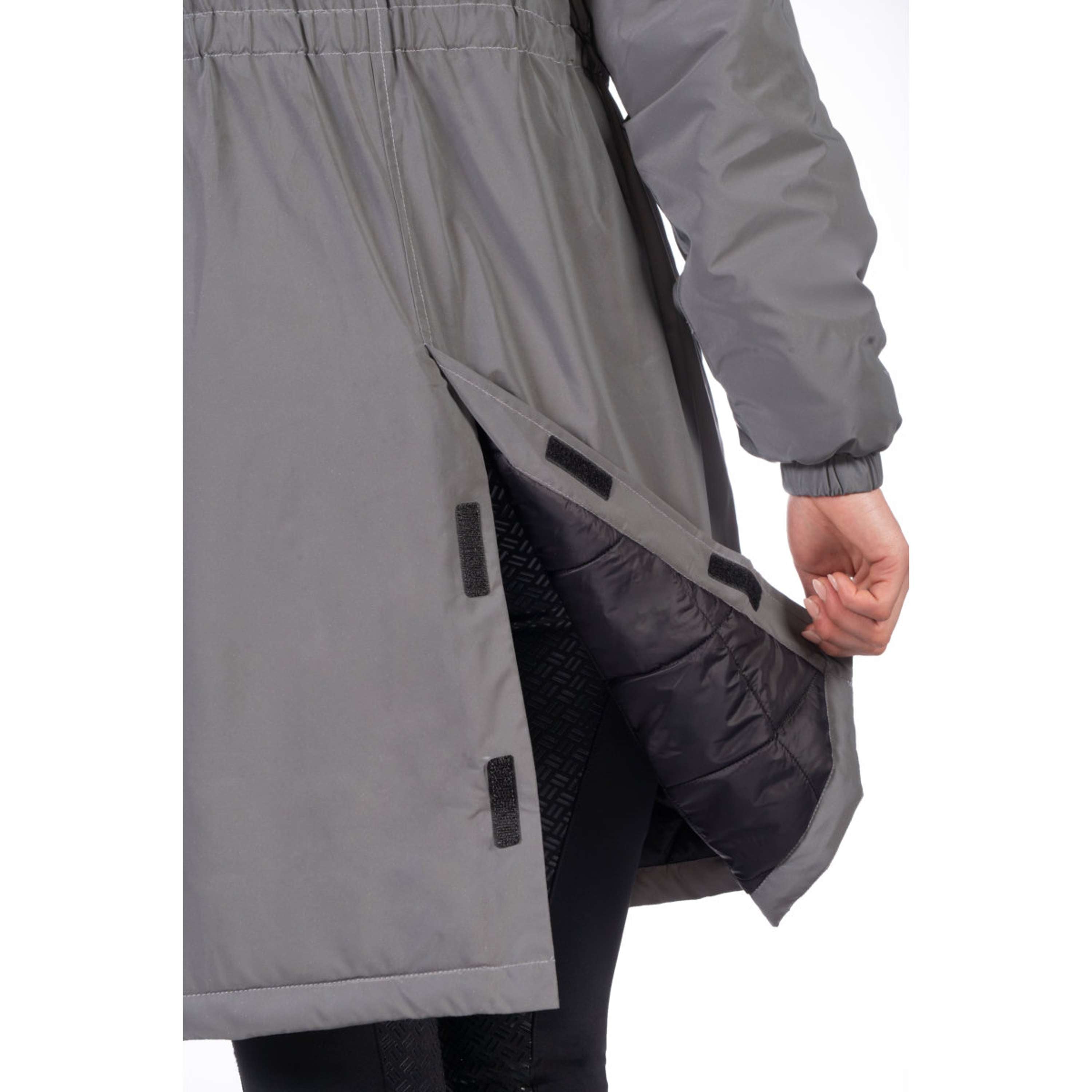 HKM Long Raincoat Washington Grey/Silver