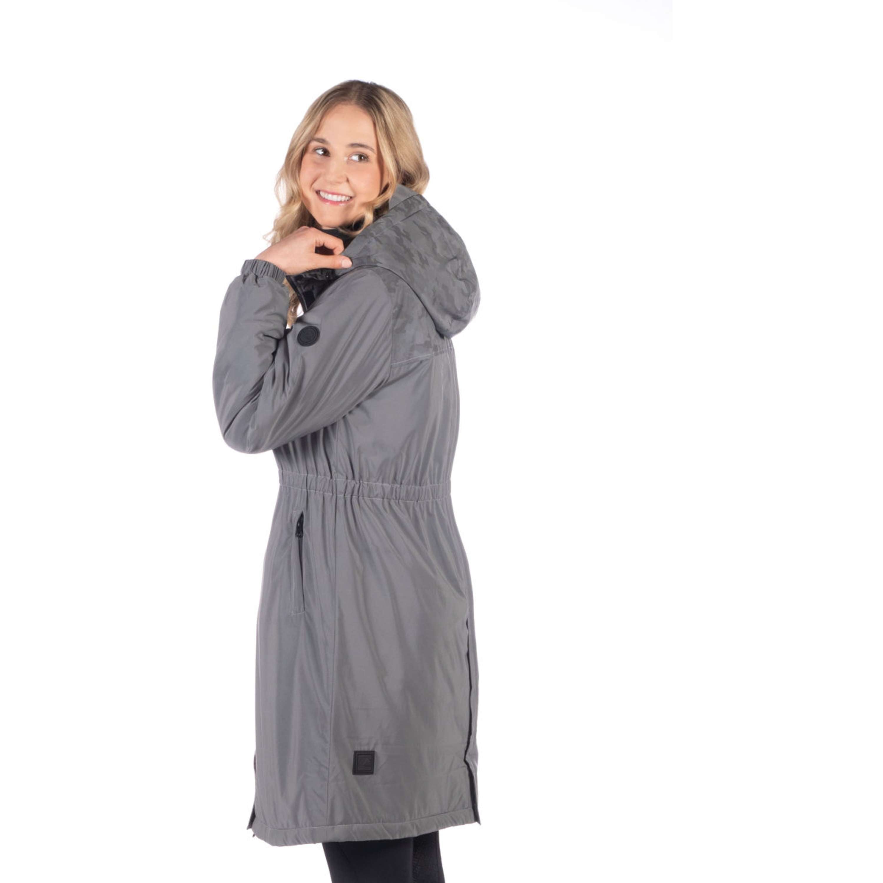 HKM Long Raincoat Washington Grey/Silver