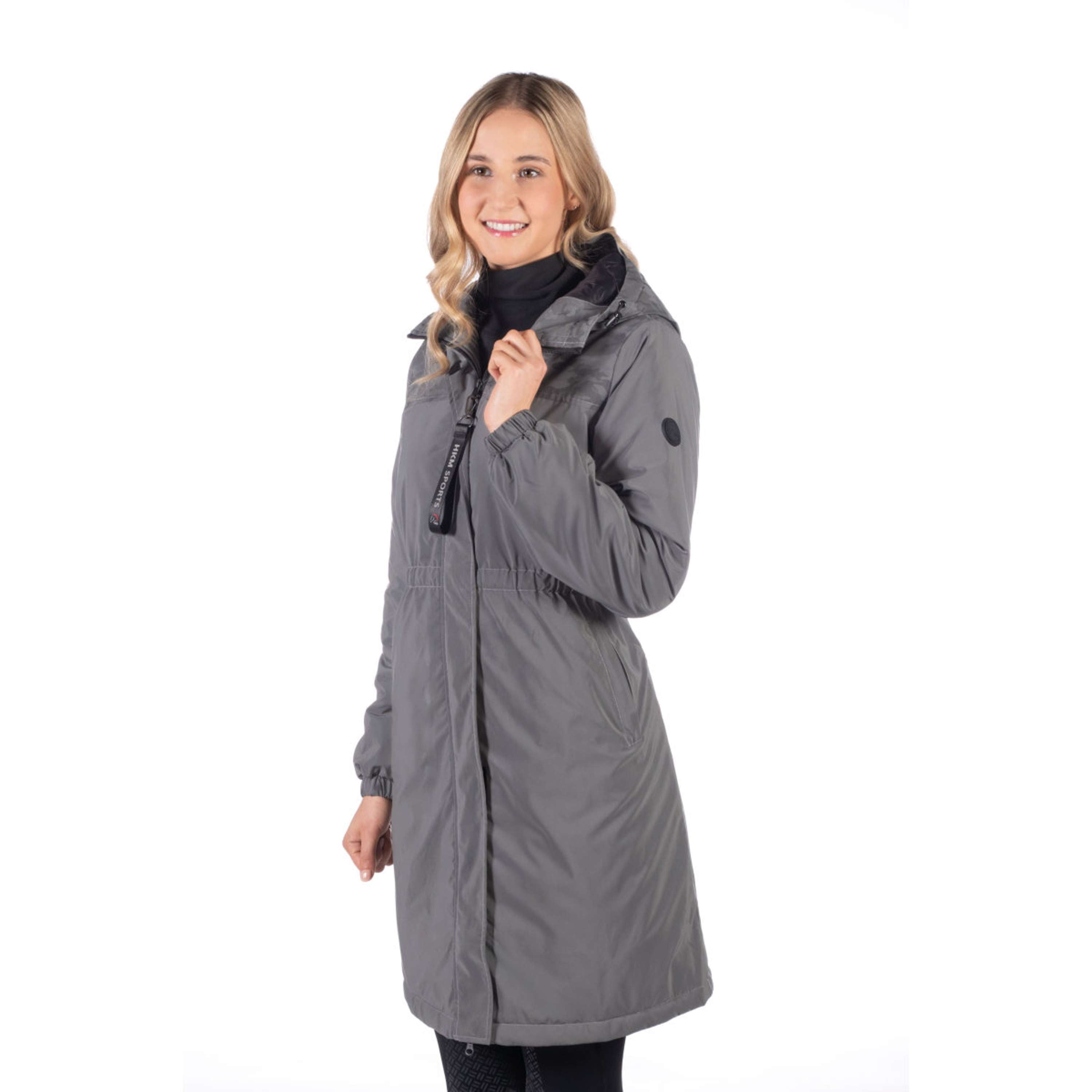 HKM Long Raincoat Washington Grey/Silver