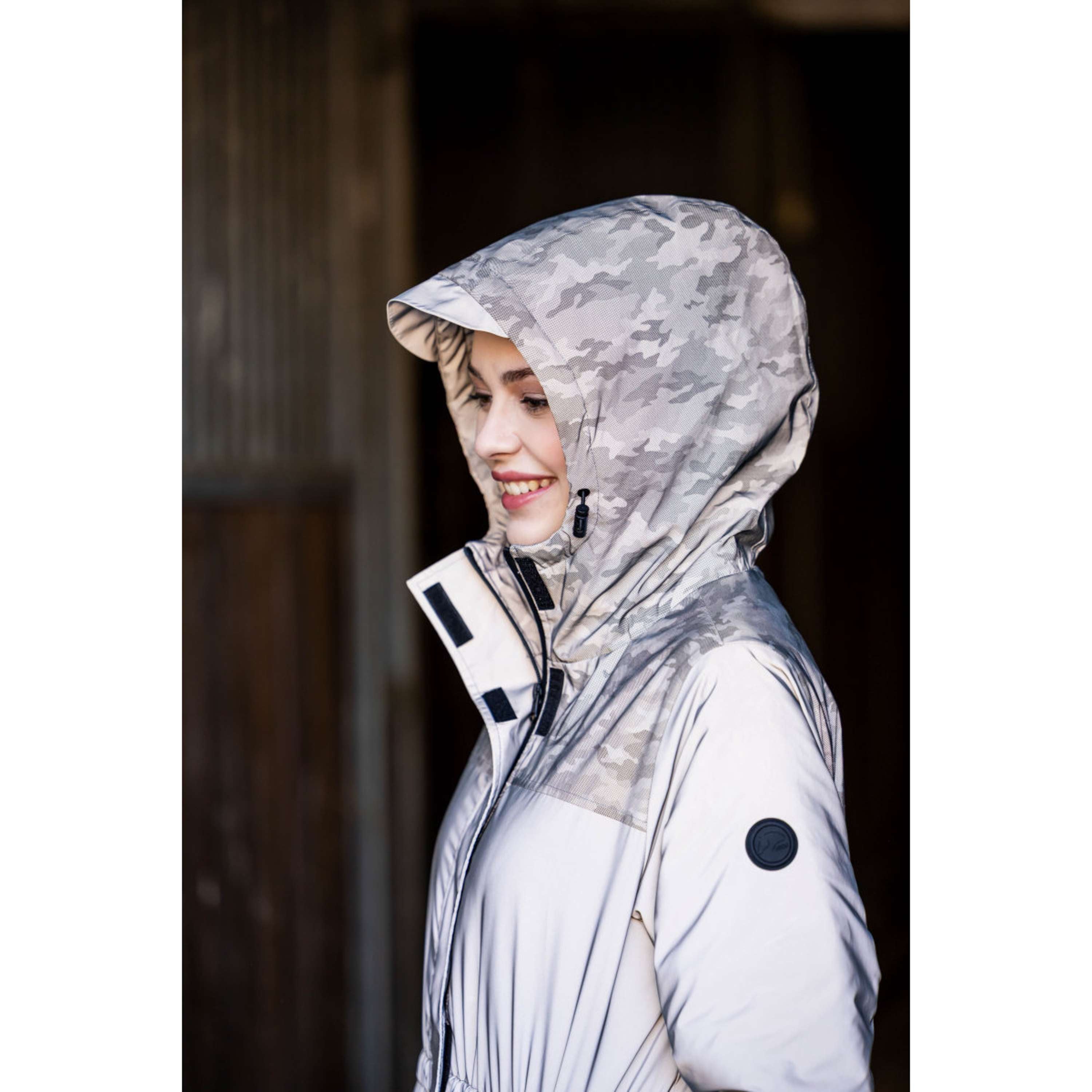 HKM Long Raincoat Washington Grey/Silver