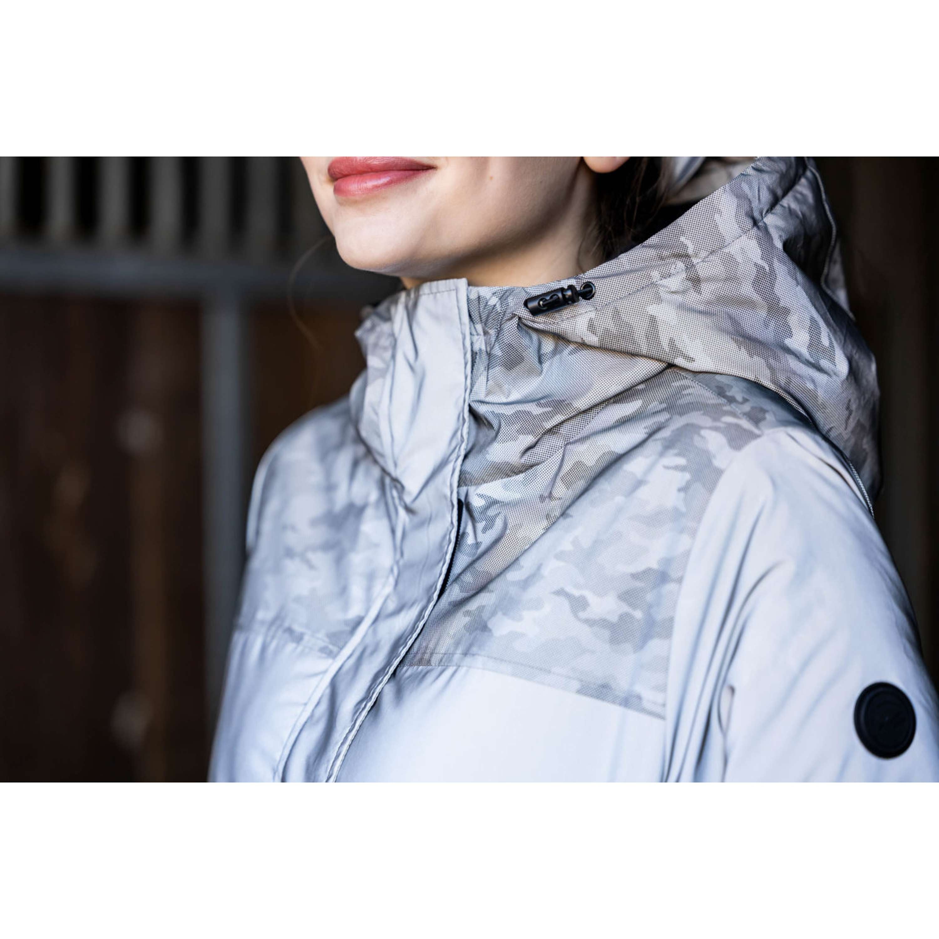 HKM Long Raincoat Washington Grey/Silver