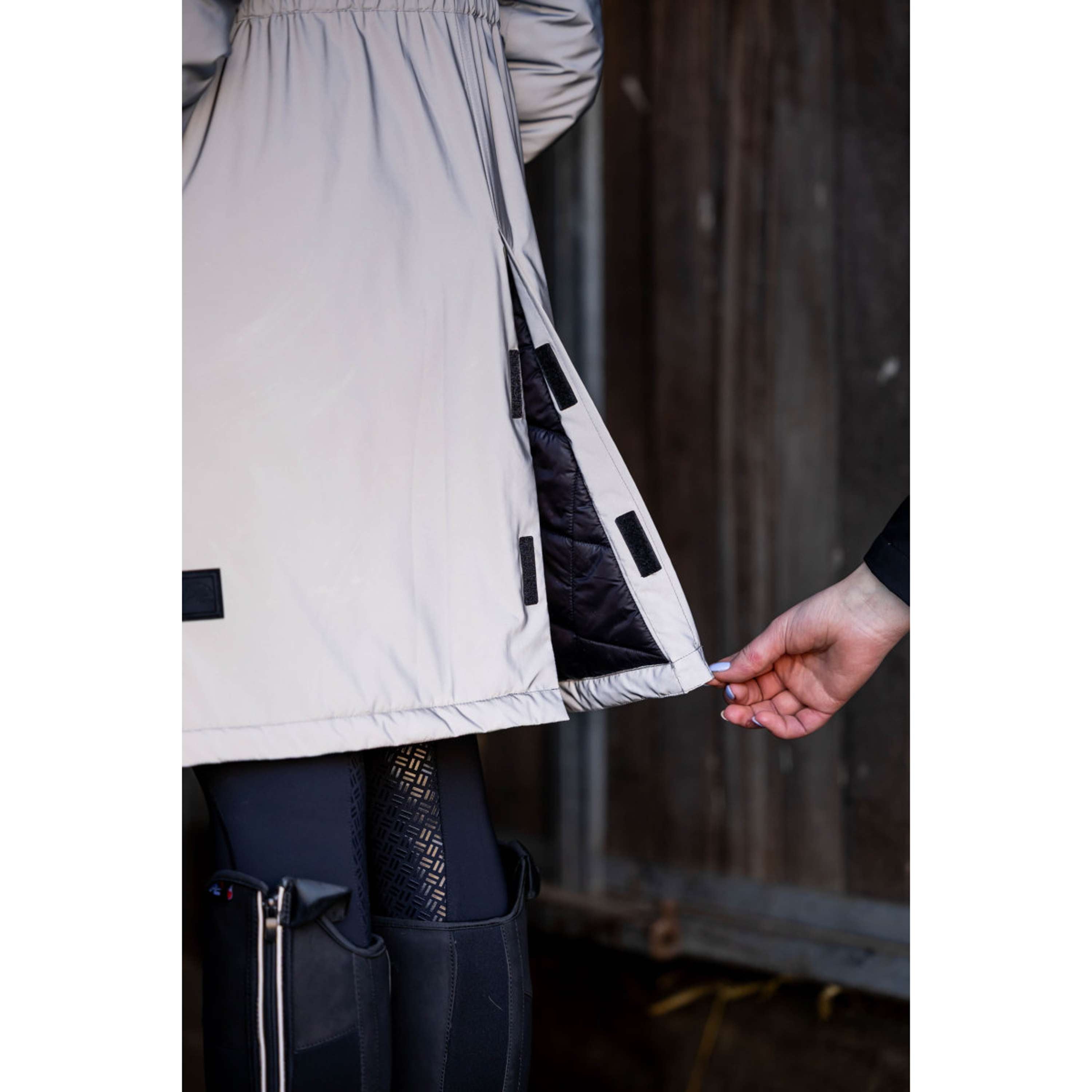 HKM Long Raincoat Washington Grey/Silver