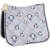 HKM Saddlepad Pinguïn Dressage Grey/Blue