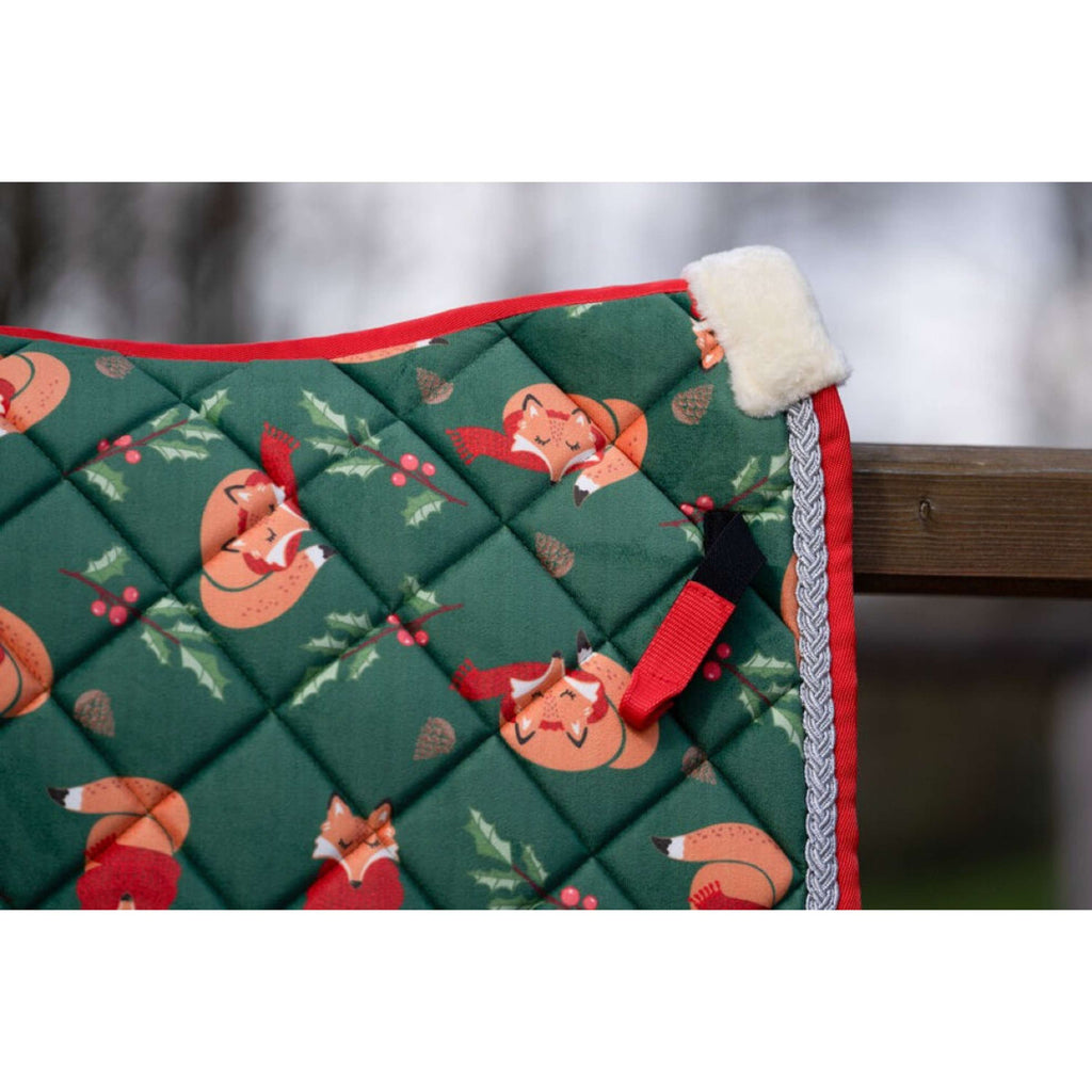 HKM Saddlepad X-Mas All Purpose Dark Green