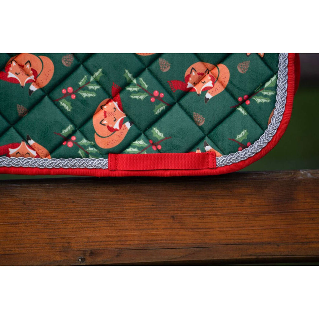 HKM Saddlepad X-Mas All Purpose Dark Green