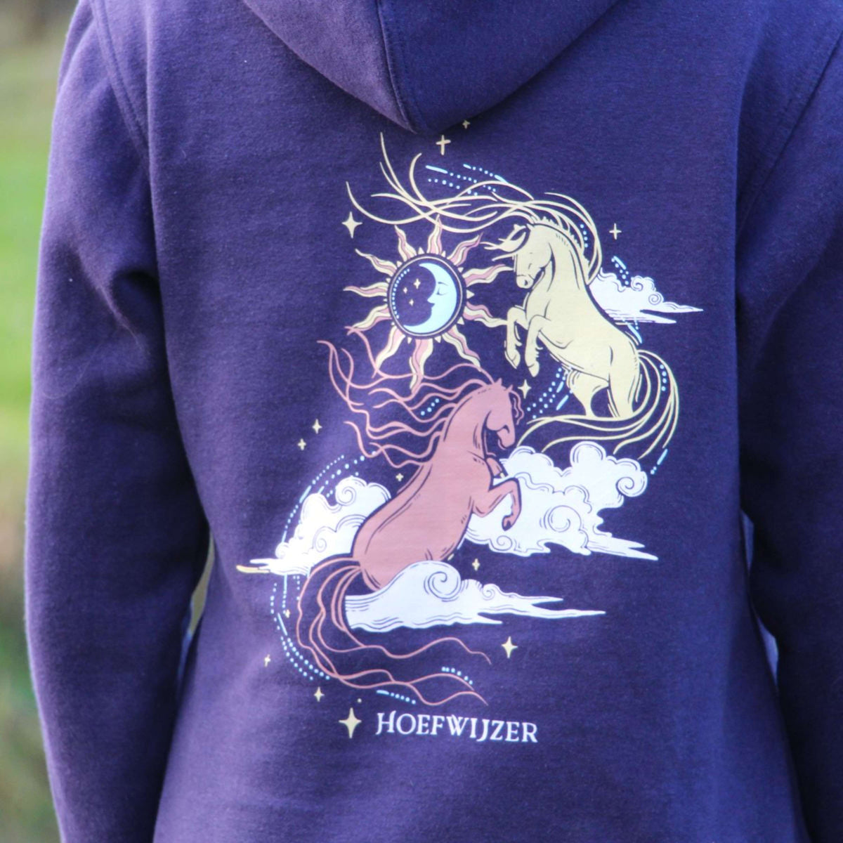 Hoefwijzer Hoodie Blue