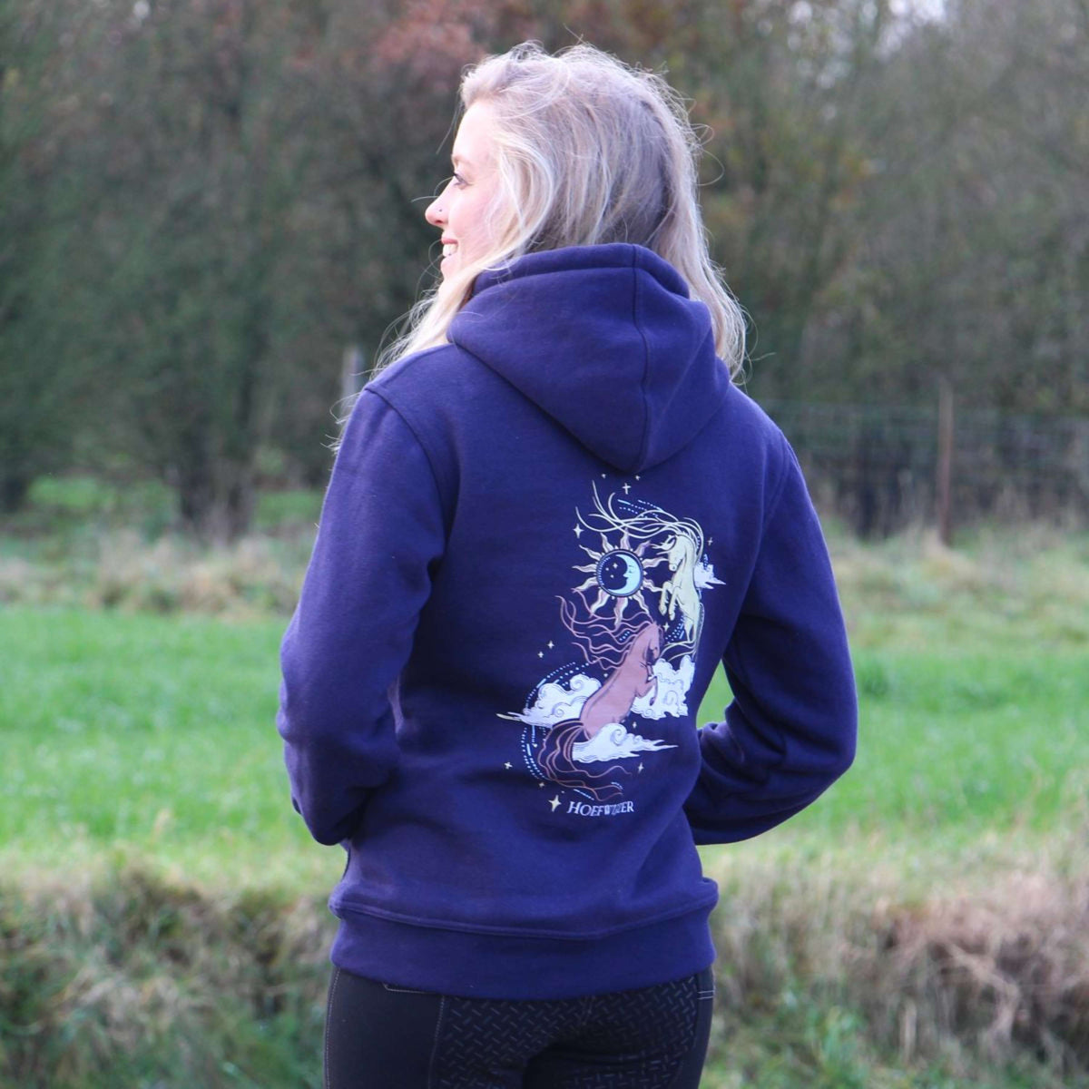 Hoefwijzer Hoodie Blue