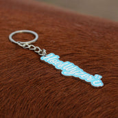 Hoefwijzer Keychain Metal Misty Blue