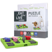 Eat Slow Live Longer Interactive Toy Puzzle Rectangle