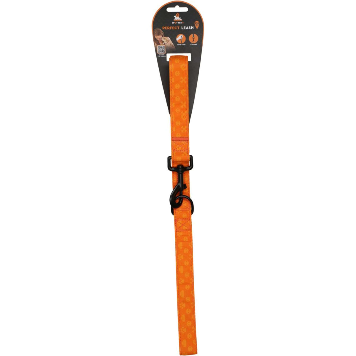 Spotted Pro! Dog Leash Orange