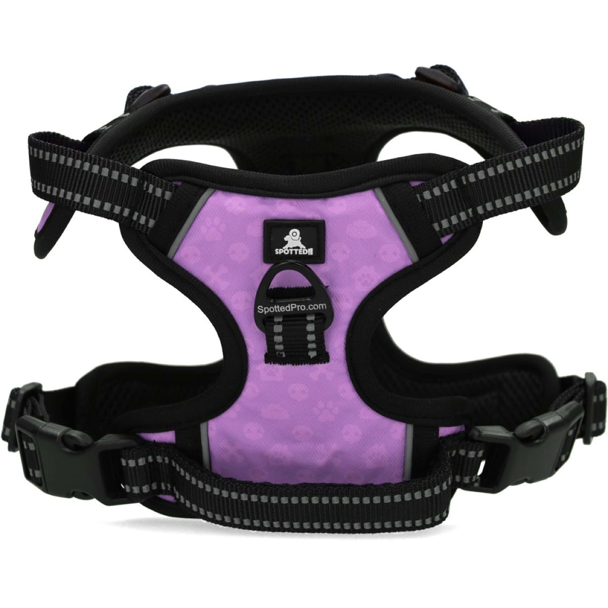 Spotted Pro! Dog Harness Purple